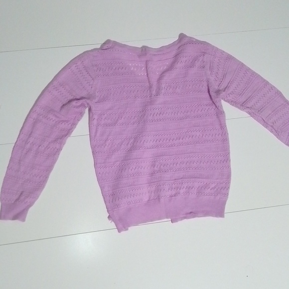 Size small womens  light purple cardigan with eyelet details. Spring is here! - Picture 3 of 3